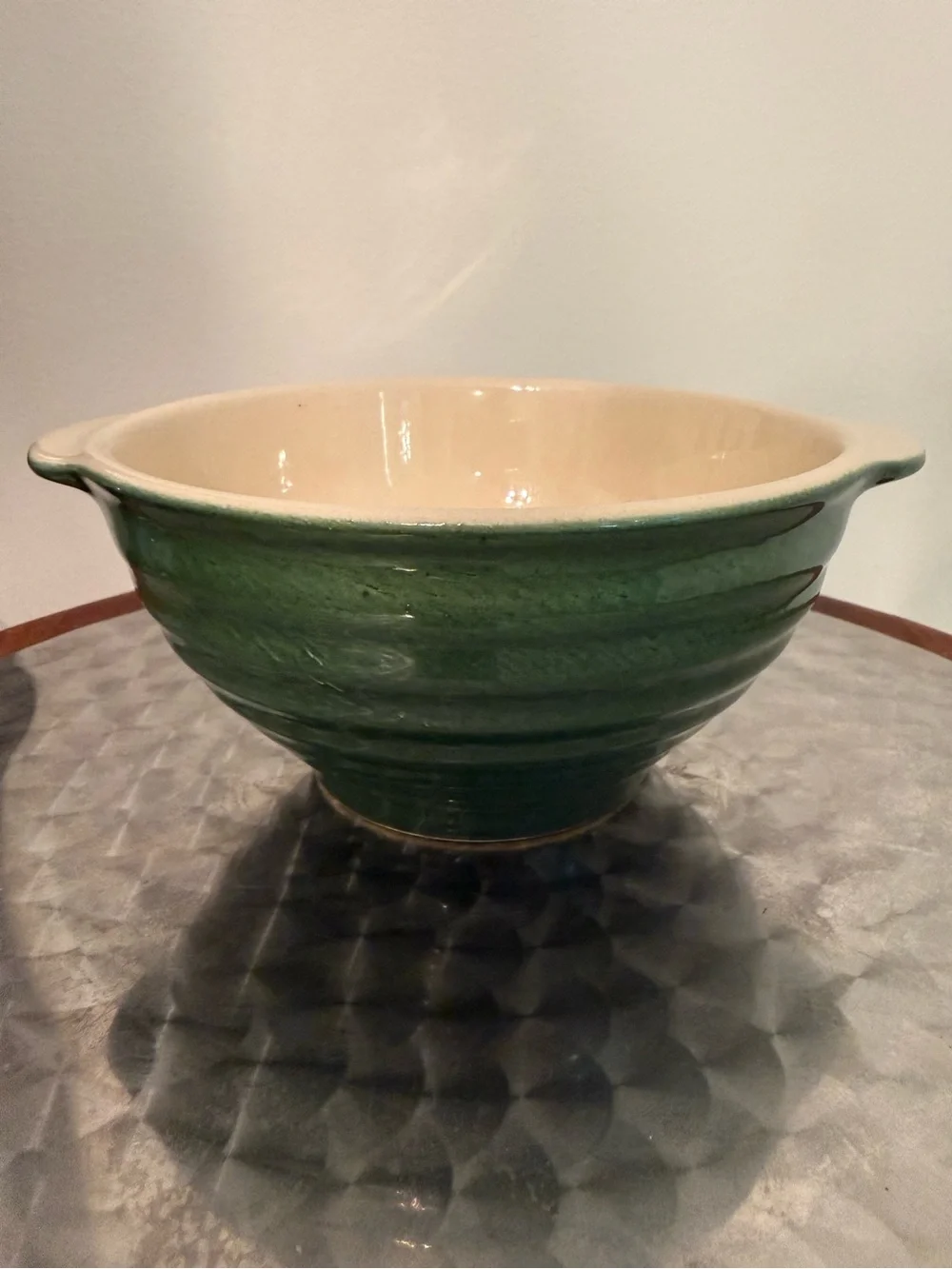 Small green “made in France” bowl